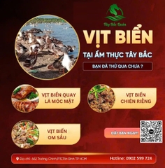 Vịt Biển Đoàn Văn Vươn lên Mẹt 8 Món - Ship Tận Nhà