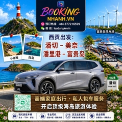 Vinfast Limo Phan Thiết - Mũi Né - Phan Rí Cửa - Đảo Phú Quý