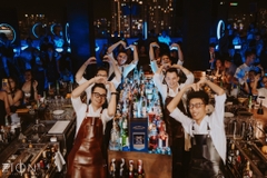 Không gian rooftop Zion Sky Lounge tại Quận 1