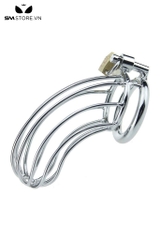 SMT2467 - Khóa dương vật inox không gỉ dạng lồng có 4 size