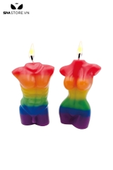SMT937 - Nến tình yêu đa sắc với hình dạng body nam và nữ