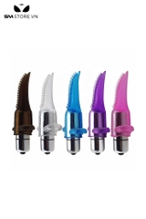 SMT645 - Lưỡi rung có gai silicon màu hồng dài 11cm với 10 chế độ rung