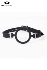 SMT1398 - Ring gag đen bằng silicon với đường kính 5 và 6.4cm