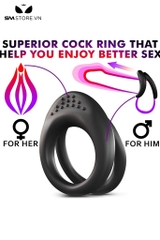 SMT2451 - Vòng đeo dương vật có gai silicon mềm đường kính 42mm