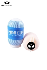 SMT580 - Cốc thủ dâm silicon mini nhỏ gọn cầm tay dài 85mm