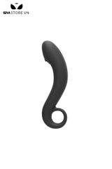 SMT2593 - Phích cắm hậu môn silicon 1 nấc tay cầm hình tròn dài 175mm