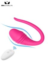 SMT2969 - Trứng rung tình yêu silicon vân ngang điều khiển qua APP