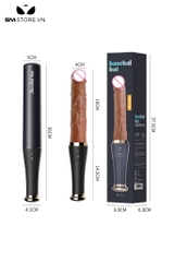 SMT1063 - Dương vật giả rung thụt liếm ngụy trang gậy bóng chày