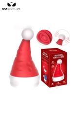 SMT1497 - Trứng rung 10 chế độ ngụy trang mũ noel có bi lăn