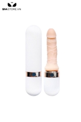 SMT1896 - Dương vật giả silicon tỏa nhiệt đến 42 độ có rung dài 25cm