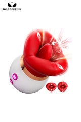 SMT2281 - Máy bú liếm cho nữ có miệng to và lưỡi rung 10 chế độ