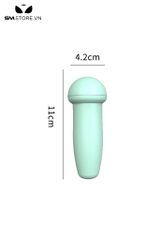SMT2748 - Máy rung mini hình cây nấm silicon dài 11cm có 12 chế độ