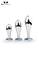 SMT2471 - Phích cắm hậu môn inox cao cấp mix hạt ngọc tròn