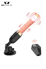 SMT2714 - Máy làm tình rung thụt và sưởi ấm điều khiển từ xa