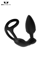 SMT2955 - Máy rung hậu môn trơn kèm vòng đeo dương vật silicon