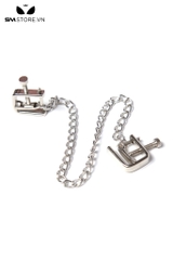 SMT2653 - Kẹp núm vú inox hình chữ nhật cao cấp không gỉ có nấc chỉnh
