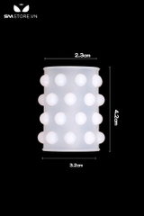 SMT071 - Vòng đeo dương vật silicon có bi gồm 32 hạt dài 4.2cm