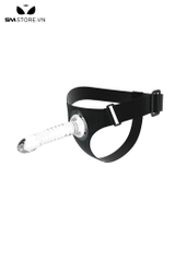 SMT1558 - Dương vật giả silicon liền quần trong suốt dài 17.9cm