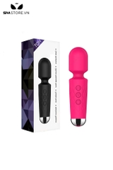 SMT466 - Chày rung mini silicon có 20 chế độ sạc điện dài 20cm