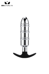 SMT1059 - Butt plug inox không gỉ cắm hậu môn dài 16cm hình viên đạn