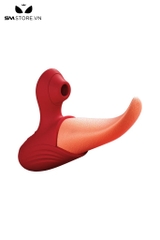 SMT2778 - Lưỡi rung hút silicon có 10 tần số sạc điện dài 17cm