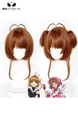 SMP148 - Tóc giả hóa trang kinomoto sakura kiểu ngắn ngang vai