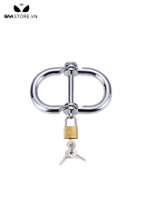 SMT269 - Còng tay tình yêu kim loại khóa chữ D đường kính 4.1 mm