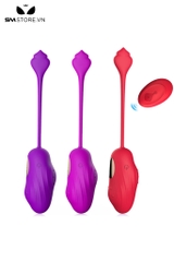 SMT2256 - Trứng rung silicon mini điều khiển từ xa dài 19cm có 12 chế độ