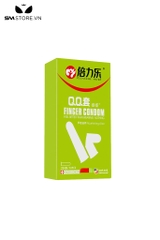 SMT754 - Bao cao su ngón tay nha đam với hộp 10 cái dài 80mm