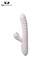 SMT835 - Dương vật giả rung xoay thụt kết hợp tỏa nhiệt dài 21cm