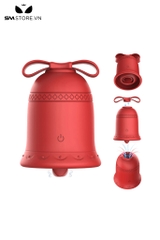SMT1561 - Máy rung hút 10 tần số có lưỡi liếm hình chuông đỏ