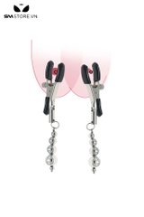 SMT2636 - Kẹp núm vú inox có nấc chỉnh mix kèm 5 chuông