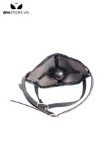 SMT230 - Đồ bịt miệng mouth gag kèm khẩu trang giả da PU