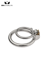 SMT2652 - Khóa dương vật mặt dẹt thép không gỉ hình tròn thoáng khí