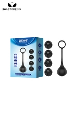 SMT909 - Tạ đeo dương vật silicon đường kính 2.6cm màu đen