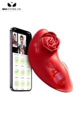 SMT2812 - Máy rung âm vật ngụy trang nụ hoa hồng điều khiển APP