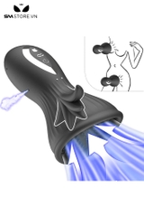 SMT2788 - Máy rung hút núm vú silicon có 10 chế độ sạc điện