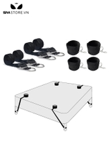 SMT1193 - Combo cố định tư thế trói giường có còng tay và còng chân