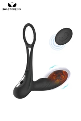 SMT1566 - Máy rung 10 tần số hậu môn mix vòng đeo dương vật