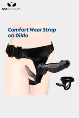 SMT1252 - Dương vật giả silicon 2 đầu dài 14 và 17cm liền quần