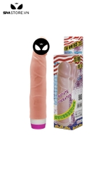 SMT126 - Dildo silicon với thiết kế dạng thanh rung xoay dài 22cm