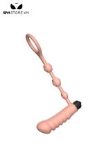 SMT1983 - Anal bead có thanh rung hậu môn và vòng đeo dương vật