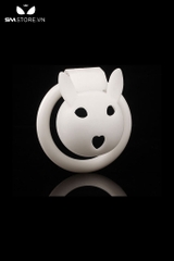 SMT2684 - Khóa dương vật bằng nhựa nắp nồi ngụy trang con thỏ