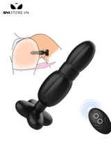 SMT1260 - Butt plug phích cắm hậu môn silicon có hoa dài 132mm