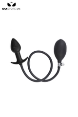 SMT3068 - Anal pump với butt plug vân ngang có thể điều chỉnh