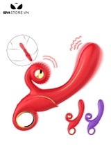 SMT2835 - Máy rung 2 đầu silicon có 10 chế độ dài 21.5cm sạc điện