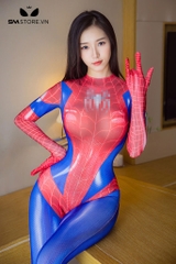 SMS100 - Cosplay người nhện sexy thiết kế bodysuit màu xanh đỏ