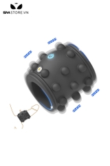 SMT796 - Vòng đeo dương vật silicon có 10 tần số rung và bi sạc USB