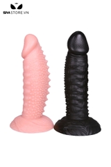 SMT2873 - Dương vật giả khủng lồ silicon có gai nổi có 5 size