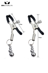 SMT2636 - Kẹp núm vú inox có nấc chỉnh mix kèm 5 chuông